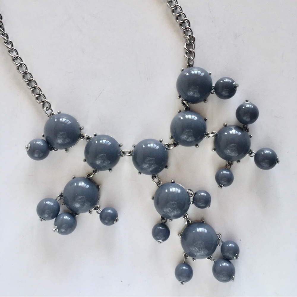 Sold!! Women’s Necklace- Gray Bubble Necklace